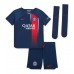 Tanie Strój piłkarski Paris Saint-Germain Achraf Hakimi #2 Koszulka Podstawowej dla dziecięce 2023-24 Krótkie Rękawy (+ szorty)